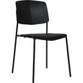 Isl Furnishings Zuho Modern Indoor Outdoor Chair 2, Zuho II - Black CH60DC-2PK-PP01